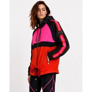 P.E Nation Man Down Jacket M Colorblock Windbreaker Granola Girl Activewear